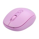 Mouse Óptico Inalámbrico TEROS TE-5075P color purpura