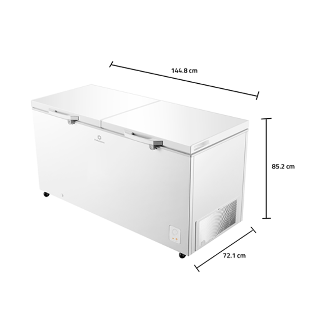 Congeladora INDURAMA 420L - 2puertas