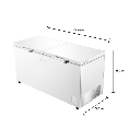 Congeladora INDURAMA 420L - 2puertas