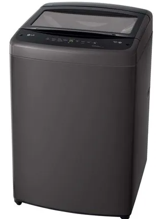 Lavadora LG carga superior 16kg gris oscuro
