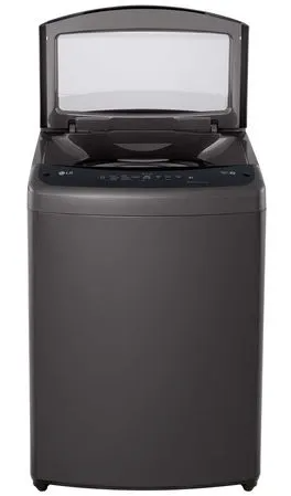 Lavadora LG carga superior 16kg gris oscuro