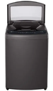 Lavadora LG carga superior 16kg gris oscuro
