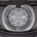 Lavadora LG carga superior 16kg gris oscuro