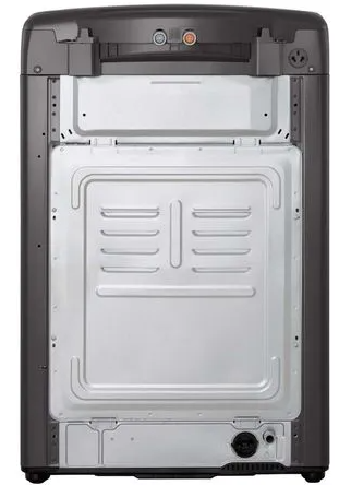 Lavadora LG carga superior 16kg gris oscuro