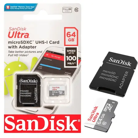 Memoria micro SD Sandisk 64gb