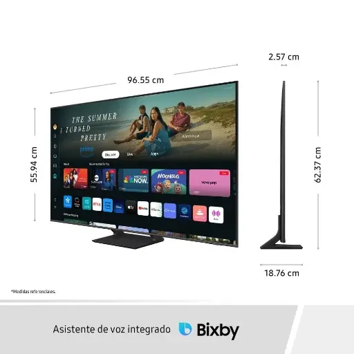 TELEVISOR SMART TV SAMSUNG 43" QN43Q65DAG 4K QLED