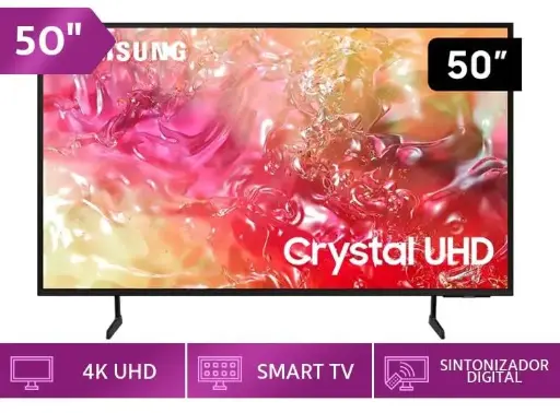 Televisor Smart TV Samsung 50" Crystal Ultra HD 4K DU7000